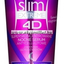 Eveline Slim Extreme 4D Night Lipo Shock melegítő anticellulit éjszakai szérum 250ml
