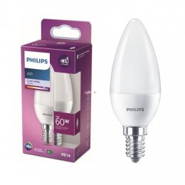 Philips E14 LED 7W 830lm 4000K hideg fehér - 60W izzó helyett