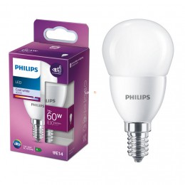 Philips E14 LED 7W 830lm 4000K hideg fehér - 60W izzó helyett