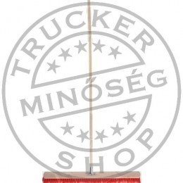 TruckerShop Plató seprű (terem seprű) 100cm-es fej, fa nyél