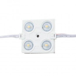 Optonica LED MODUL 4-2835/160°/ DC12V / 2,4W / 38x38mm/ meleg fehér /MO4562