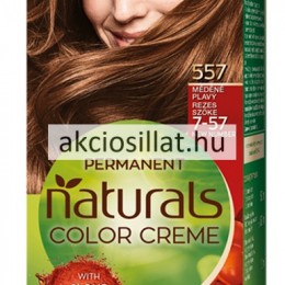 Schwarzkopf Palette Permanent Naturals Color Creme ápoló krémhajfesték 557 rezes szőke 7-57