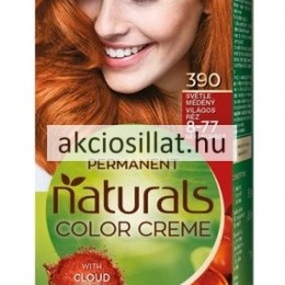 Schwarzkopf Palette Permanent Naturals Color Creme ápoló krémhajfesték 390 Világos Réz 8-77