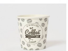 Kávégourmet PAPÍRPOHÁR, kávéspohár fehér 100ml, 50db-os csomagban