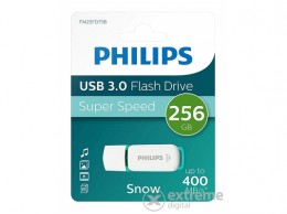 Philips USB 3.0 256GB Snow Edition pendrive, fehér/zöld