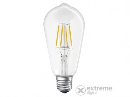 Ledvance Smart+ Bluetooth vezérlésű üveg búra/5,5W/650lm/DIM/2700K/E27 LED Edison körte izzó