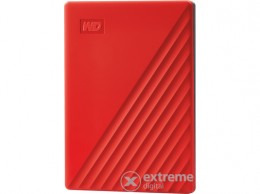 WD Western Digital My Passport 2TB USB 3.2 Gen1 külső HDD, piros