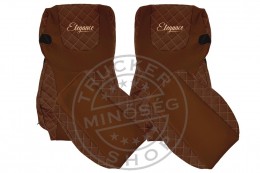 TruckerShop Méretpontos Daf LUXUS üléshuzat XF EURO 6 2017-től Steppelt BARNA
