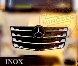 TruckerShop Mercedes Actros MP4 inox hűtőrács dísz szett keskeny fülke
