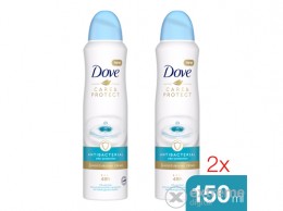 DOVE Care&Protect női izzadásgátló dezodor, 2x150ml
