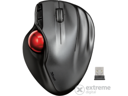 Trust Sferia Trackball vezeték nélküli egér, fekete - [Bontott]