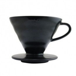 Hario V60 - 02 CERAMIC COFFEE DRIPPER MATT FEKETE