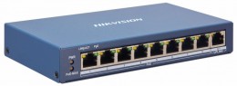 Hikvision DS-3E1309P-EI 9 portos PoE switch (110 W); 8 PoE + 1 uplink port; smart menedzselhető