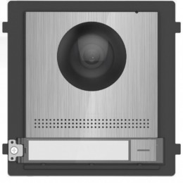 Hikvision DS-KD8003-IME2/S Társasházi IP video-kaputelefon kültéri főegység; fém; moduláris; 2 vezetékes; rozsdamentes acél