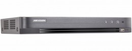 Hikvision iDS-7216HQHI-M1/FA/A 16 csatornás AcuSense THD DVR; 4MP lite@15fps, 1080p lite@25fps; + 2x6 MP IP; arcfelismerés; I/O