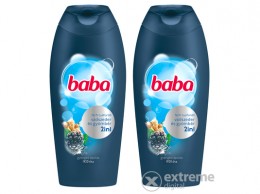 BABA 2 in 1 Vadszeder és Gyömbér férfi tusfürdő, 2x400ml