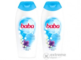 BABA Gyöngyvirág és Viola kényeztető tusfürdő, 2x400 ml