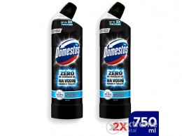 DOMESTOS Zéró Blue WC vízkőoldó gél, 2x750 ml