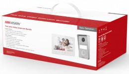 Hikvision DS-KIS101-P/Surface Analóg video-kaputelefon szett kültéri egységgel, 2 vezetékes, felületre szerelhető
