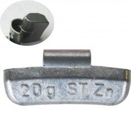 Felüthető keréksúly ALU felnire zink 15 gr (SC4) (20 db)