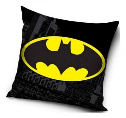Batman kispárna fekete sárga levehető huzattal
