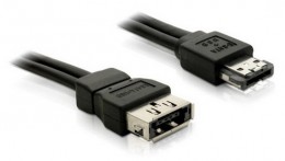 Delock Power Over eSATA Extension adapter apa/anya - 1 m (84389)