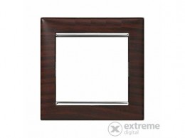LEGRAND 770371 Valena keret 1-es Wenge dekor/ezüst