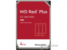 WD 3,5” 4TB SATA3 5400rpm 128MB Red Plus (CMR)  HDD belső merevlemez (40EFZX)