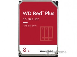 WD 3,5” 8TB SATA3 7200rpm 256MB Red Plus (CMR) HDD belső merevlemez (80EFBX)