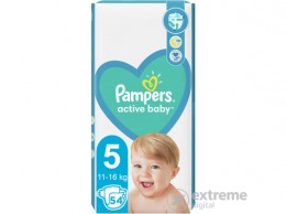 PAMPERS Active Baby pelenka, 5-ös méret, 11-16 kg, 54 db