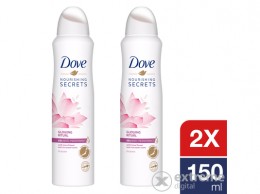 DOVE Nourishing Secrets Glowing Ritual női izzadásgátló dezodor, 2x150 ml