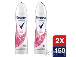 REXONA Pink Blush női izzadásgátló dezodor, 2x150ml