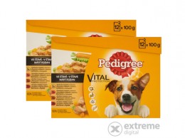 Pedigree alutasakos aszpikos kutyaeledel mix, 24x100 g