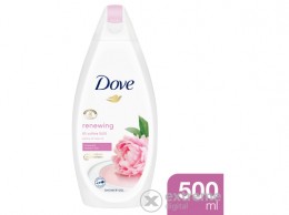 DOVE Renewing krémtusfürdő bazsarózsa kivonattal és rózsaolajjal, 500 ml