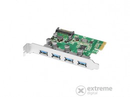 AXAGON PCEU-430V PCI-E adapter, 4xUSB 3.0