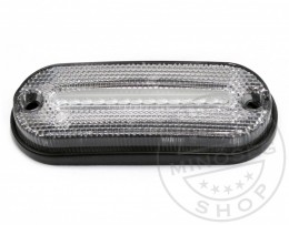 TruckerShop Kerekített LED helyzetjelző lámpa 12/24V FEHÉR