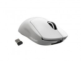 Logitech PRO X Superlight vezeték nélküli fehér egér (910-005943)