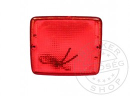 TruckerShop Busz hátsó lámpa 115x138 PIROS