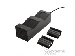Trust GXT 250 kettős töltődokk, Xbox Series X/S, fekete